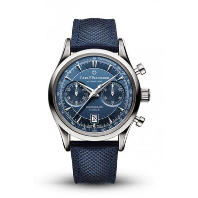 Uhrenbeweger für Uhr Carl F. Bucherer Manero Manero Flyback Stainless Steel / Blue