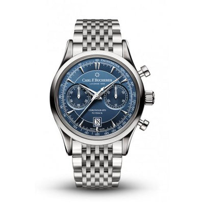 Uhrenbeweger für Uhr Carl F. Bucherer Manero Manero Flyback Stainless Steel / Blue / Bracelet