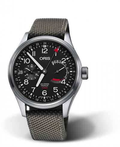 Watch Winder for watch Oris ProPilot Big Crown ProPilot Calibre 114 Stainless Steel / Black / Textile