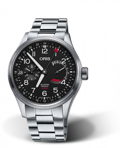 Watch Winder for watch Oris ProPilot Big Crown ProPilot Calibre 114 Stainless Steel / Black / Bracelet