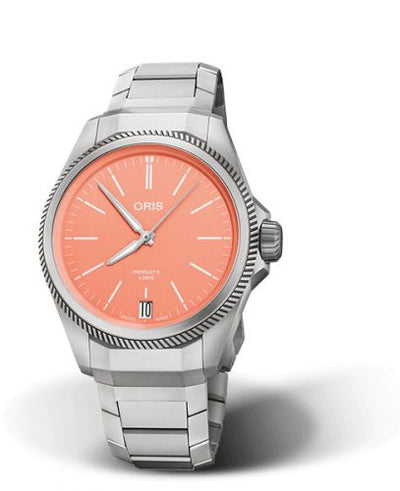 Watch Winder for watch Oris ProPilot X ProPilot X Calibre 400 Titanium / Pink / Bracelet