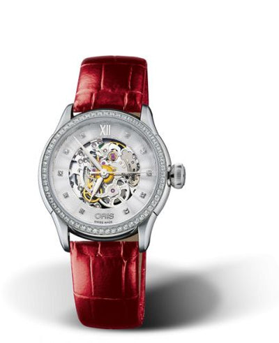 Watch Winder for watch Oris Artelier Artelier Skeleton 31 Diamonds Stainless Steel - Diamond