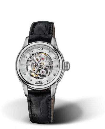 Watch Winder for watch Oris Artelier Artelier Skeleton 31 Diamonds Stainless Steel