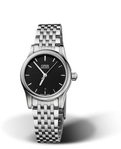 Watch Winder for watch Oris Classic Classic Date Lady 28.5 Stainless Steel / Black / Bracelet