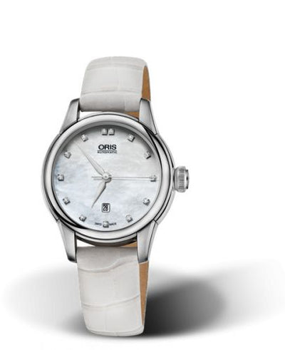 Watch Winder for watch Oris Artelier Artelier Date Diamonds 31 Stainless Steel / MOP