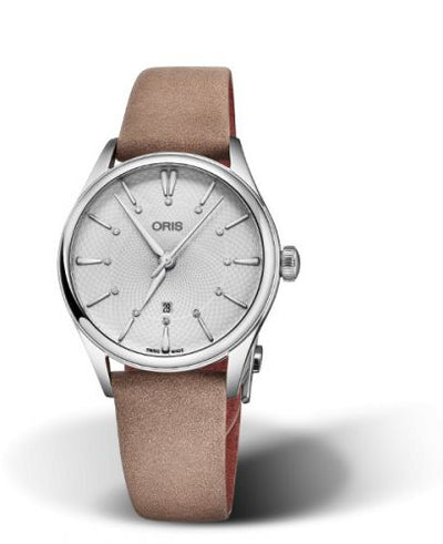 Watch Winder for watch Oris Artelier Artelier Date Diamonds 33 Stainless Steel / Silver