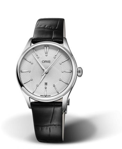 Watch Winder for watch Oris Artelier Artelier Date Diamonds 33 Stainless Steel / Silver