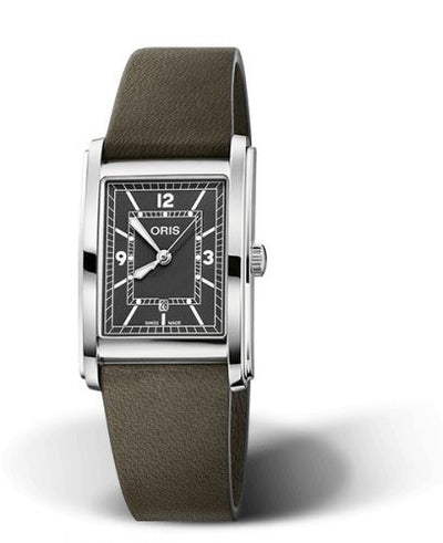 Watch Winder for watch Oris Rectangular Rectangular Date 25.5 Stainless Steel / Green