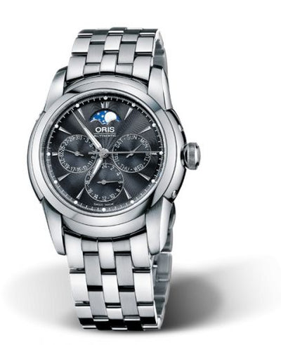 Watch Winder for watch Oris Artelier Artelier Complication 40.5 Stainless Steel / Black / Bracelet