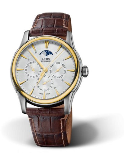 Watch Winder for watch Oris Artelier Artelier Complication 40.5 Stainless Steel - Yellow Gold / Silver