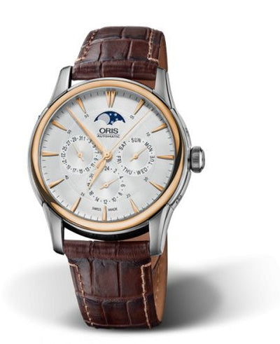 Watch Winder for watch Oris Artelier Artelier Complication 40.5 Stainless Steel - Rose Gold / Silver