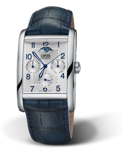 Watch Winder for watch Oris Rectangular Rectangular Complication Stainless Steel / Silver - Arabic