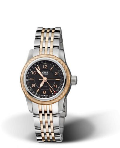 Watch Winder for watch Oris Big Crown Big Crown Pointer Date 30 Stainless Steel - Rose Gold / Black / Bracelet