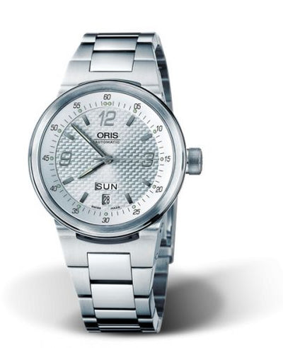 Watch Winder for watch Oris Williams WilliamsF1 Team Day Date 40.5 Stainless Steel / Silver / Bracelet