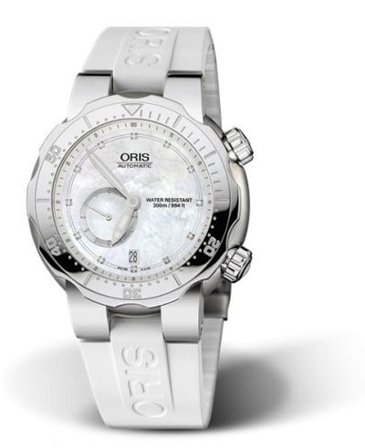 Watch Winder for watch Oris Divers Divers Titan Small Second - Date 44 Stainless Steel / MOP / Rubber