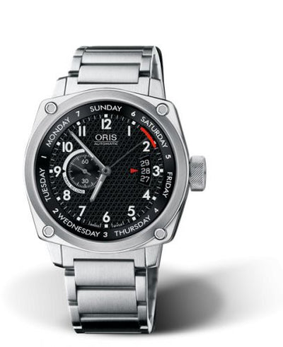 Watch Winder for watch Oris BC4 BC4 Small Second Pointer Day Stainless Steel / Black / Bracelet