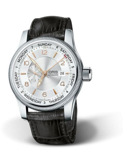 Watch Winder for watch Oris Big Crown Big Crown Small Second Pointer Day Stainless Steel / Silver