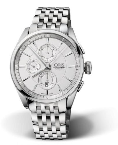 Watch Winder for watch Oris Artix Artix Chronograph Stainless Steel / Silver / Bracelet
