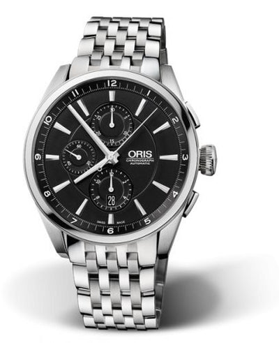 Watch Winder for watch Oris Artix Artix Chronograph Stainless Steel / Black / Bracelet
