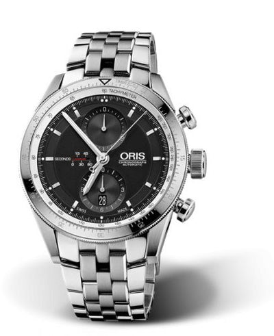 Watch Winder for watch Oris Artix GT Artix GT Chronograph Stainless Steel / Black / Bracelet