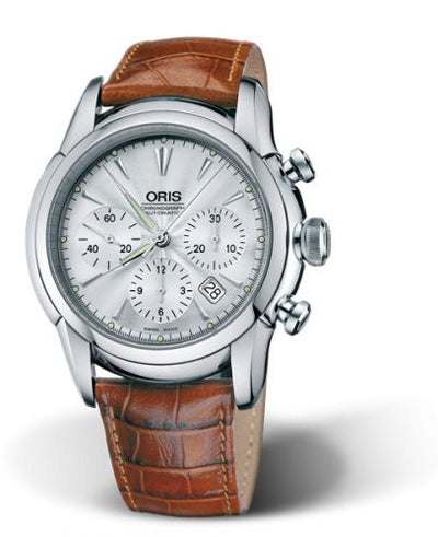 Watch Winder for watch Oris Artelier Artelier Chronograph 44.5 Stainless Steel / Silver