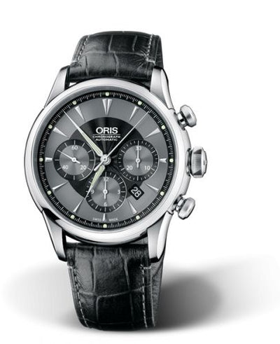 Watch Winder for watch Oris Artelier Artelier Chronograph 43.5 Stainless Steel / Black
