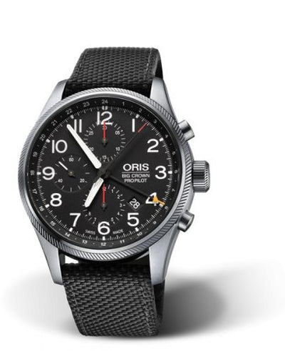Watch Winder for watch Oris ProPilot Big Crown ProPilot Chronograph GMT Stainless Steel / Black