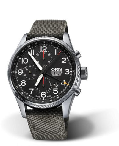Watch Winder for watch Oris ProPilot Big Crown ProPilot Chronograph GMT Stainless Steel / Black