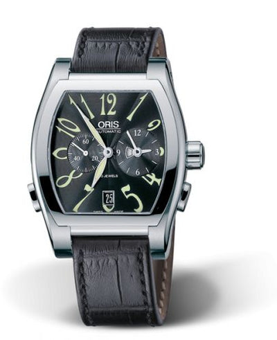 Watch Winder for watch Oris Tonneau Tonneau Worldtimer Stainless Steel / Black