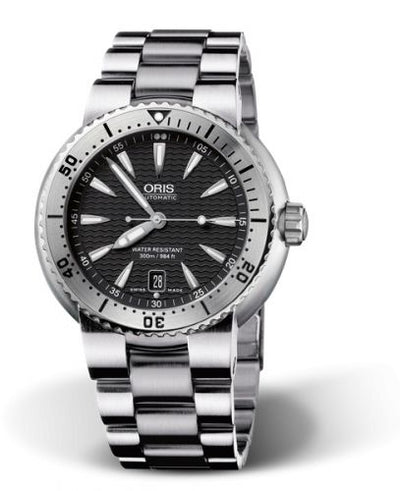 Watch Winder for watch Oris Divers Divers Date Stainless Steel / Black / Bracelet