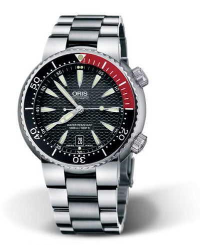 Watch Winder for watch Oris Divers Divers Date Titanium / Black / Bracelet