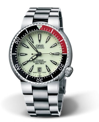 Watch Winder for watch Oris Divers Divers Date Titanium / Lume / Bracelet