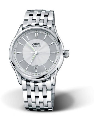 Watch Winder for watch Oris Artelier Artelier Date 40 Stainless Steel / Silver / Bracelet