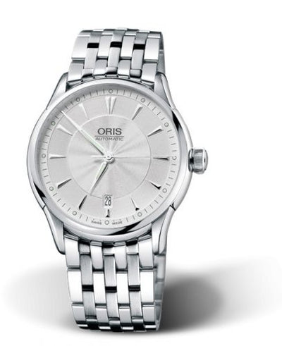 Watch Winder for watch Oris Artelier Artelier Date 40 Stainless Steel / Silver / Bracelet