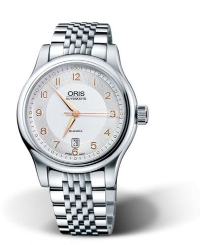 Watch Winder for watch Oris Classic Classic Date 42 Stainless Steel / Silver / Bracelet