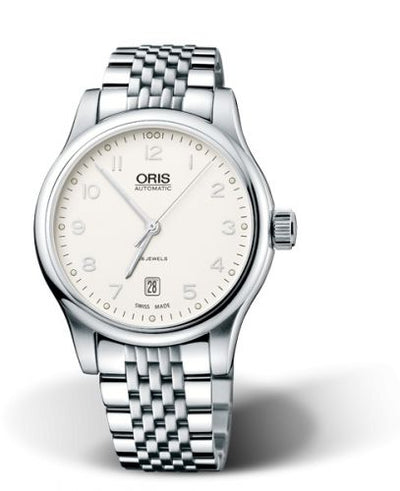 Watch Winder for watch Oris Classic Classic Date 42 Stainless Steel / Silver / Bracelet