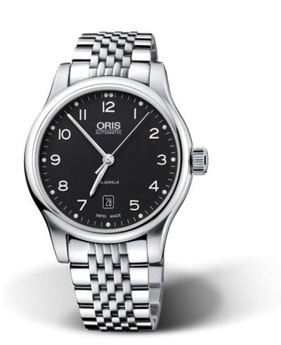 Watch Winder for watch Oris Classic Classic Date 42 Stainless Steel / Black / Bracelet
