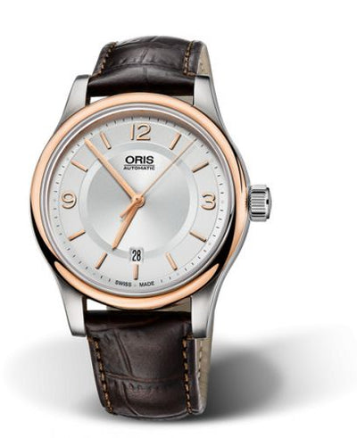 Watch Winder for watch Oris Classic Classic Date 42 Stainless Steel - Rose Gold / Silver