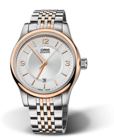 Watch Winder for watch Oris Classic Classic Date 42 Stainless Steel - Rose Gold / Silver / Bracelet