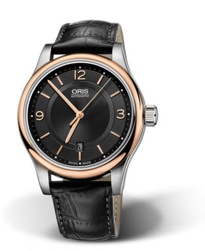 Watch Winder for watch Oris Classic Classic Date 42 Stainless Steel - Rose Gold / Black