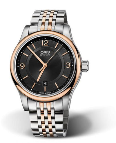 Watch Winder for watch Oris Classic Classic Date 42 Stainless Steel - Rose Gold / Black / Bracelet