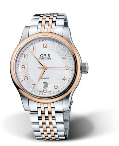 Watch Winder for watch Oris Classic Classic Date 42 Stainless Steel - Rose Gold / Silver / Bracelet