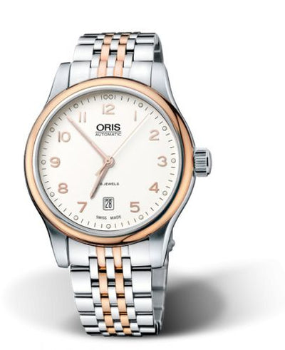 Watch Winder for watch Oris Classic Classic Date 42 Stainless Steel - Rose Gold / Silver / Bracelet