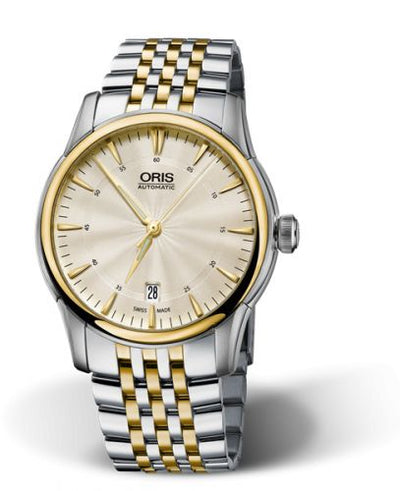 Watch Winder for watch Oris Artelier Artelier Date 40.5 Stainless Steel - Yellow Gold / Jungfraujoch