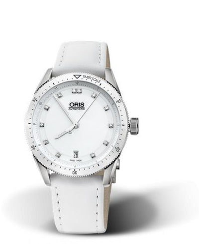 Watch Winder for watch Oris Artix GT Artix GT Date Stainless Steel - Ceramic / White - Diamond