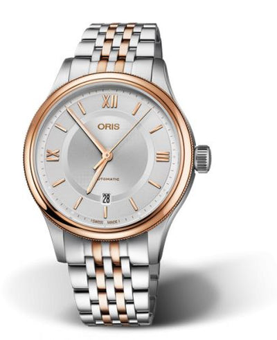 Watch Winder for watch Oris Classic Classic Date 42 Stainless Steel - Rose Gold / Silver / Bracelet