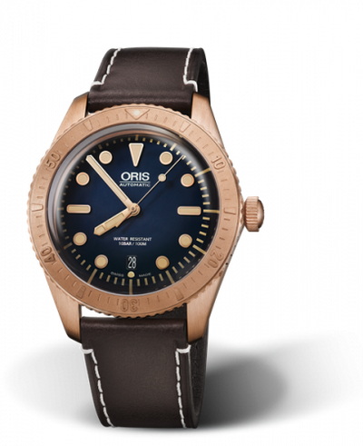 Watch Winder for watch Oris Divers 65 Divers Sixty-Five Carl Bronze / Blue / Brashear Limited Edition