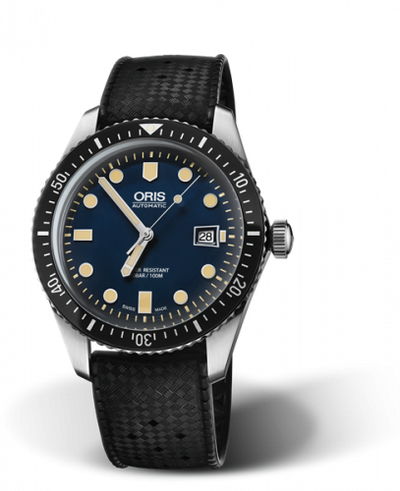 Watch Winder for watch Oris Divers 65 Divers Sixty-Five 42 Stainless Steel / Blue / Rubber