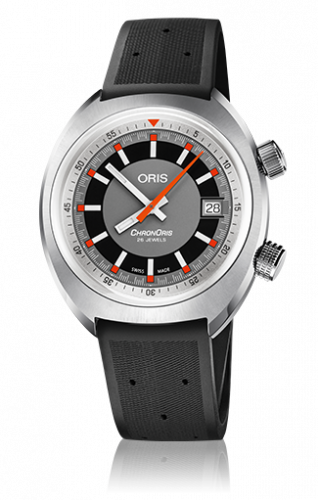 Watch Winder for watch Oris Chronoris Chronoris Date / Grey / Rubber