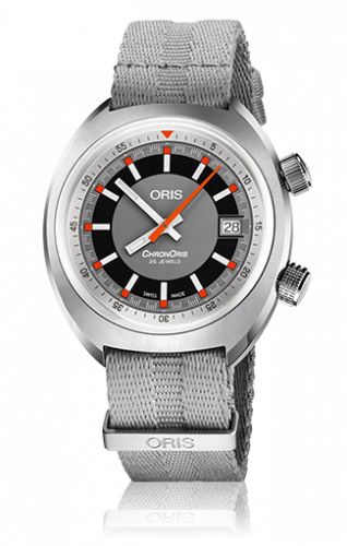 Watch Winder for watch Oris Chronoris Chronoris Date / Grey / NATO